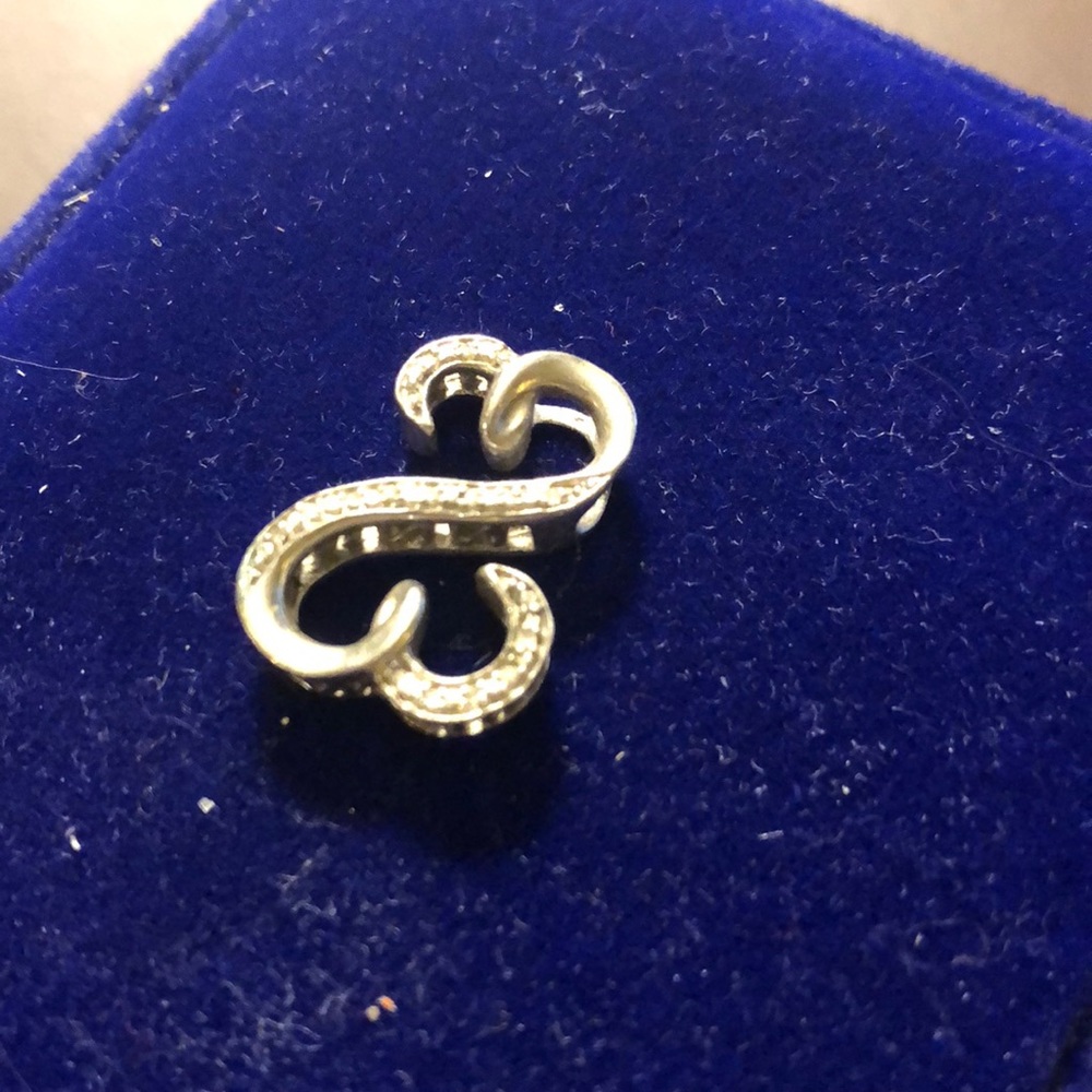 Authentic Kay Jewelers open heart pendant